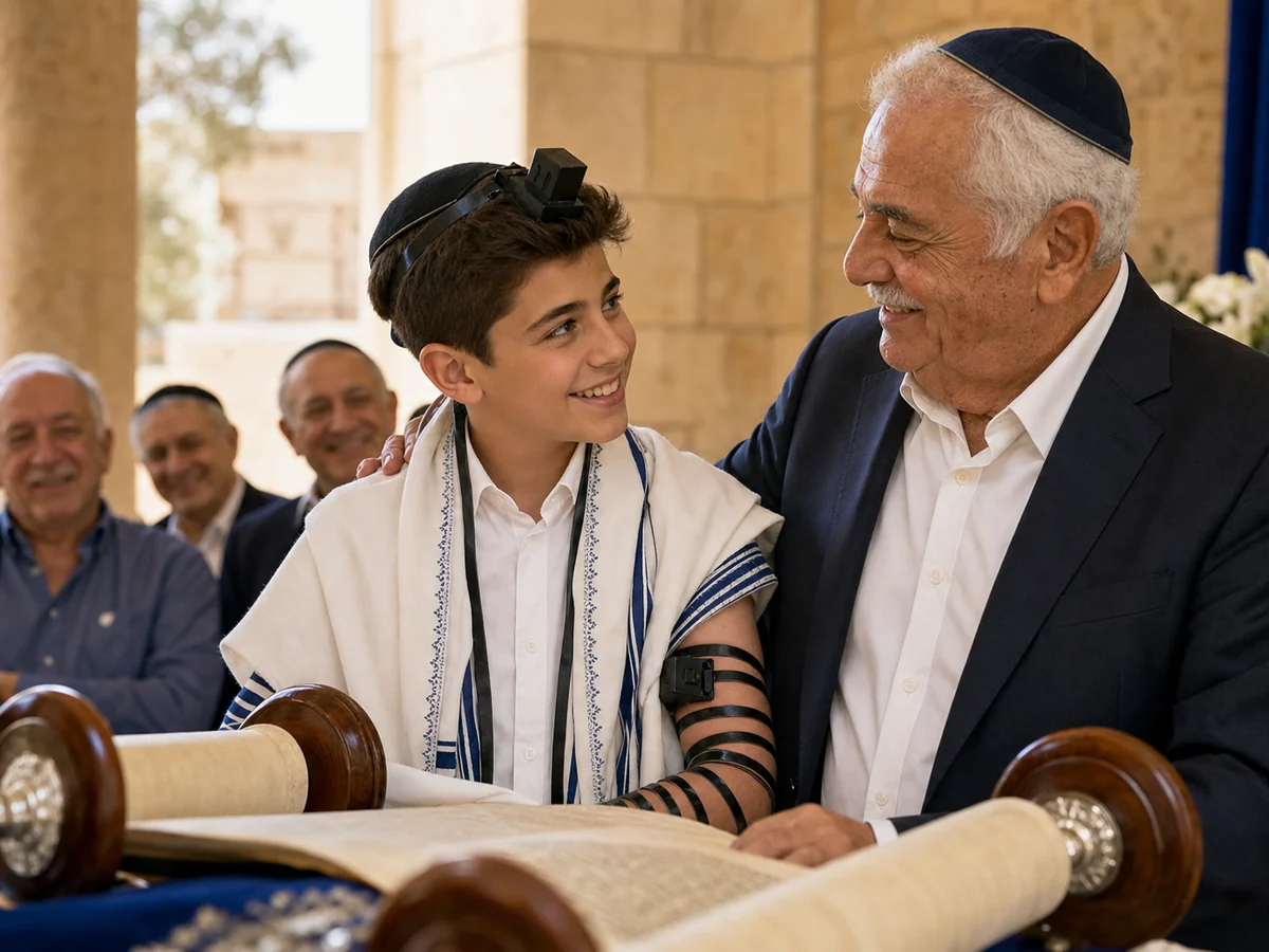 סבא מקבל את קריאת התורה: