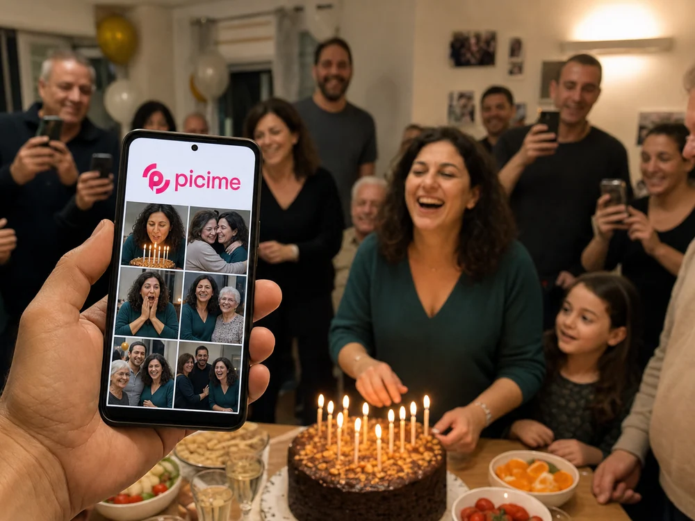 The personal album lands on WhatsApp that same night