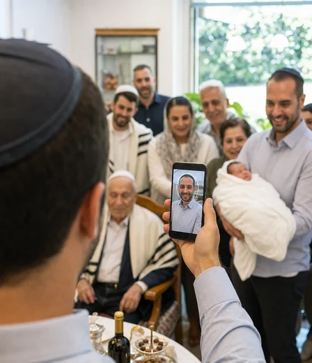 כל אורח מצלם סלפי אחד