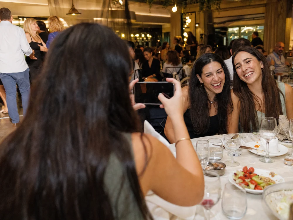 The photos find the people, not the other way around