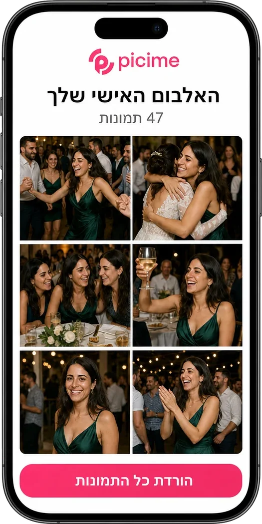 הגלריה האישית נפתחת בטלפון