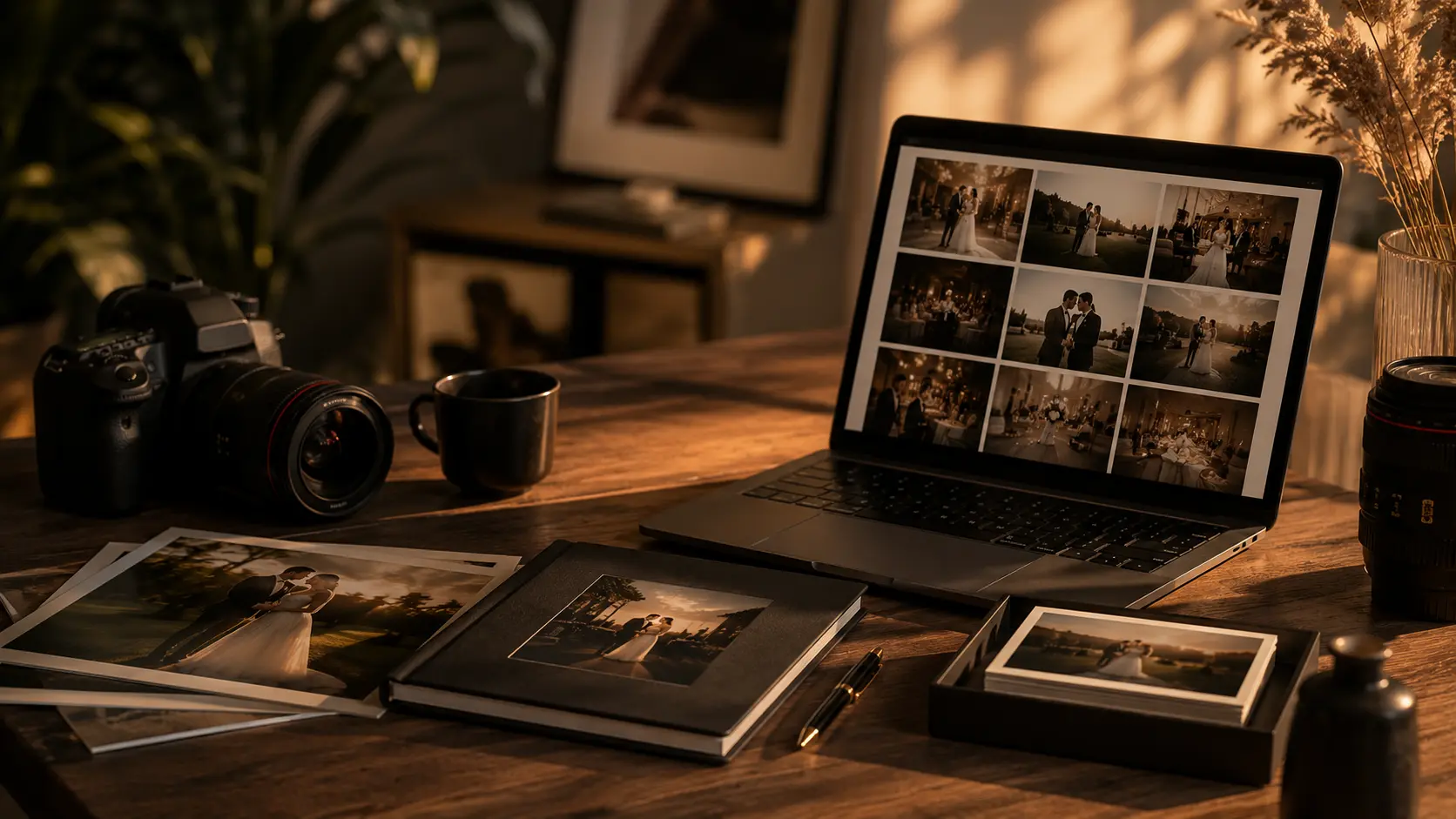 A photographer's branded landing page on PiciMe Studio